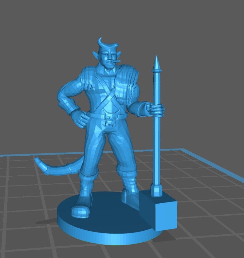 Miniature DnD Tiefling Paladino Stregone Mago Compatibili Con Miniature Fantasy Da 28 Mm E 32 Mm / 30907 - Italia - Foto 6