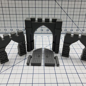 Empire of Scorching Sands - City Wall Entrances - DND - Dungeons & Dragons - RPG - Tabletop - EC3D - Miniature - 28 mm