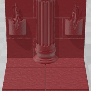 Seraphim Wall Expansion Wall 3 - Seraphim -Pathfinder-Dungeons&Dragons-RPG-Tabletop-Terrain-28mm-AetherStudios