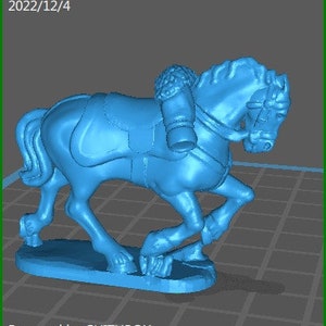British Lc Officer Horse (Charging) - 1 Mini - 28 mm Scale - Great for Tabletop War Games And Dioramas - Historical Wargaming - Resin
