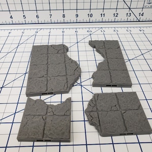 Dungeon Style - Special Floors 3 - DragonLock - DND - Pathfinder - RPG - Dungeon & Dragons - 28 mm / 1&quot; - Terrain - Fat Dragon Games