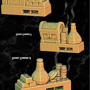 Clip on Treasure Hoard Parte 2 - Pathfinder - Dungeons & Dragons - RPG - Tabletop-Terrain - 28 mm / 1" - Aether Studios