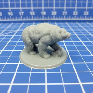 Bear - Minis - Beasts and Badies - Hero's Hoard - DND - Pathfinder - Dungeons & Dragons - RPG - Tabletop - EC3D - Miniature