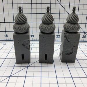 Empire of Scorching Sands - City Wall Columns - DND - Dungeons & Dragons - RPG - Tabletop - EC3D - Miniature - 28 mm