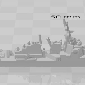 Destructor - Clase Arleigh Burke Flight I - USN - Wargaming - Miniaturas navales - Juegos de mesa - Buques de guerra