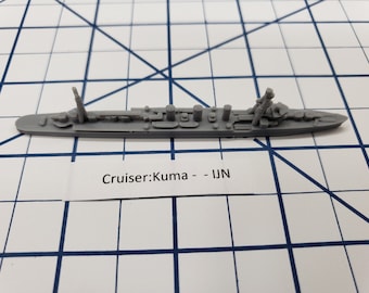 Cruiser - Kuma - IJN - Wargaming - Axis and Allies - Naval Miniature - Victory at Sea - Tabletop Games - Warships