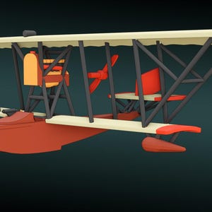 Lohner L - WWI Seaplanes - 1/144 Scale - wargame3d