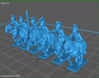 small 15mm "w epic style" Austrian Kurassiers 1800-1806 - 6 Minis - MC Minis