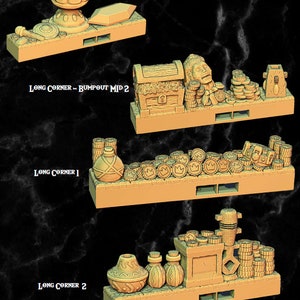 Clip on Treasure Hoard Parte 1 - Pathfinder - Dungeons & Dragons - RPG - Tabletop-Terrain - 28 mm / 1" - Aether Studios