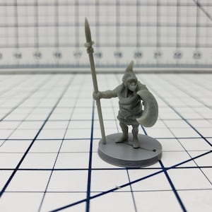 Orc Minis - Spearmen - Slottabase - DND - Pathfinder - Dungeons & Dragons - RPG - Tabletop - Role Playing Game - Miniatures - 28 mm