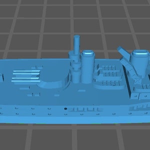 Normandie - French Navy - Wargaming - Axis & Allies - Naval Miniature -  Tabletop Games - Warships - C.O.B.