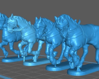 Russian Cossacks horse charging - Ru Cs2 - 4 minis - War Games And Dioramas - Historical Wargaming -Resin 28mm