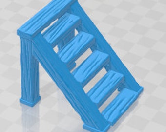 Stairs - Oars Rest - DND - Dungeons & Dragons - RPG - Pathfinder - Tabletop - 28mm
