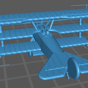 Fokker Dr.I - German Air - 1:144 Scale - Great for Table Top War Games and Dioramas - Resin -  wargame3d