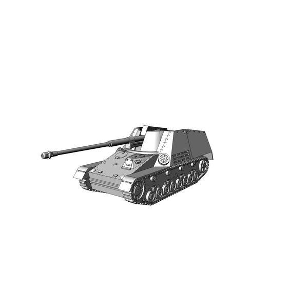 Nashorn - German Army - 28mm Scale - Bolt Action - wargame3d