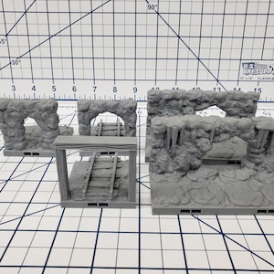 Caverns - Entrances - DragonLock - DND - Pathfinder - RPG - Dungeon & Dragons - 28 mm / 1&quot; - Terrain - Fat Dragon Games