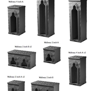 Dwarven Walkways - 28 mm / 1&quot; - DragonLock - DND - Pathfinder - RPG - Dungeon & Dragons - Terrain - Fat Dragon Games