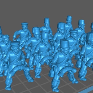 Russian regular Cossacks in summer dress - 14 minis - War Games And Dioramas - Historical Wargaming -Resin 28mm