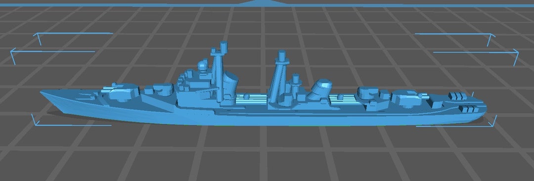 Destroyer - Kotlin Class - Russian Navy - Wargaming - Naval Miniature ...