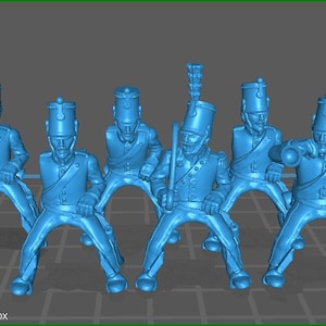 28mm French Guard Eclaireurs 2st rgt