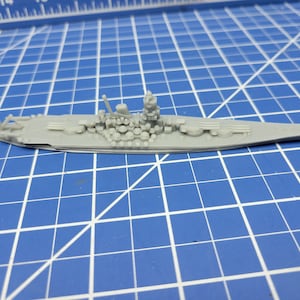 Battleship - IJN Yamato - 1945 Variant - Wargaming - Axis and Allies - Naval Miniature - Victory at Sea - Tabletop Games - Warships