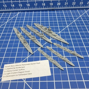 Fleet Packs - Wargaming - Admiral Wargame -  Naval Miniature -  Tabletop Games - Warships