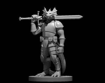 Half Dragon Metallics Mini - DND - Pathfinder - Dungeons & Dragons - RPG - Tabletop - mz4250- Miniature-28mm-1"Scale