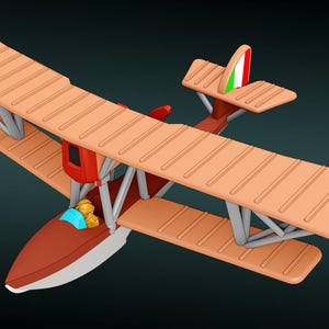 Macchi M.5 - WWI Seaplanes - 1/144 Scale - wargame3d