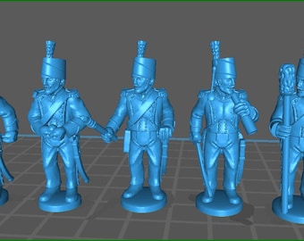 French Revolution French Horse Artillerists 1789-1800 - 5 Minis - MC Minis