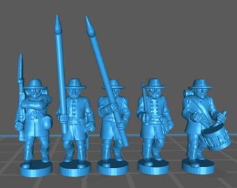ACW Command , with Hat, Union - Great for Table Top War Games And Dioramas - Resin 15mm Miniatures - Bolt Action -