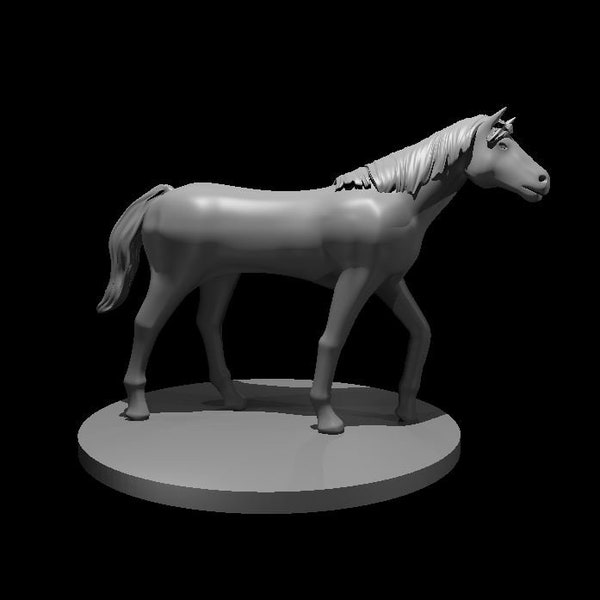 Dnd Riding Horse Miniature - Etsy