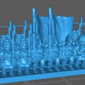 British Highlanders Infantry - Great for Table Top War Games And Dioramas - Resin 6mm Miniatures -