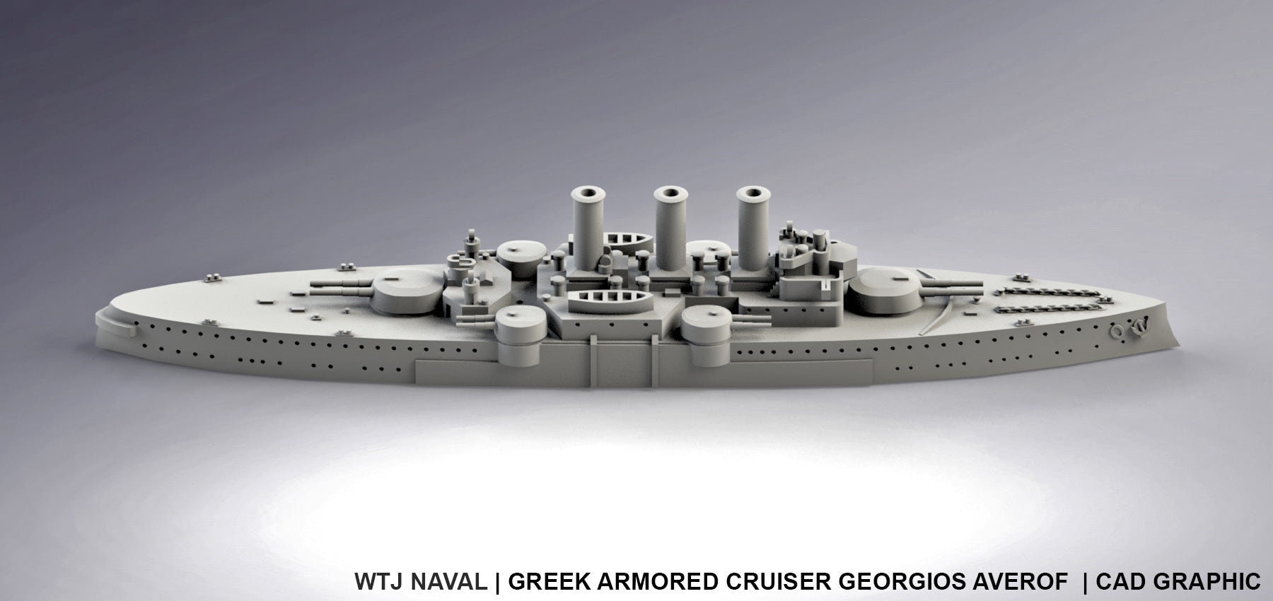 Giorgios Averof 1912 - Greek - Pre Dreadnought Era - Wargaming