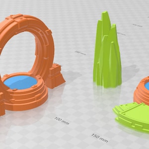 Pellucid Gates - Penchant For Portals - DND - Dungeons & Dragons - RPG - Pathfinder - Tabletop - 28mm