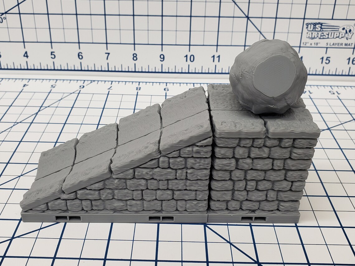 Dungeon Style Boulder Ramp Trap Dragonlock DND - Etsy