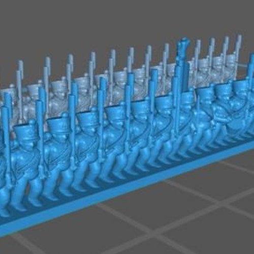 French Napoleonic Line Inf - Great for Table Top War Games And Dioramas - Resin 6mm Miniatures -