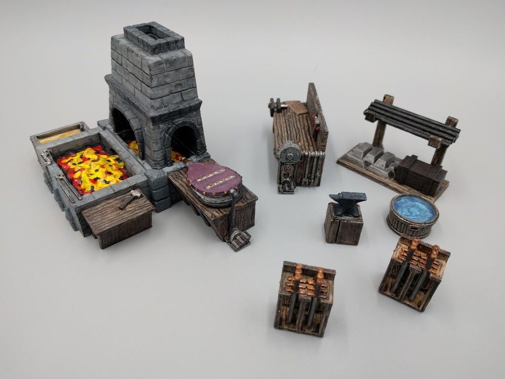 Blacksmith and Set Hero's Hoard DND Etsy Canada