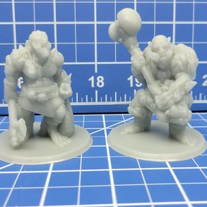 Trolls - Minis - Beasts and Badies - Hero's Hoard - DND - Pathfinder - Dungeons & Dragons - RPG - Tabletop - EC3D - Miniature