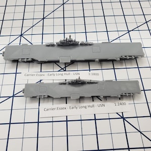 Carrier - Essex - USN - Wargaming -  Naval Miniature -  Tabletop Games - Warships