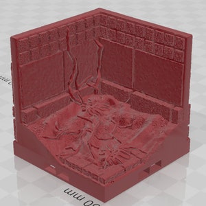 Curves, Corners, And Diagonals - Aztlan 6 Swamped A - Pathfinder - Dungeons & Dragons -RPG- Tabletop-Terrain - 28 mm / 1&quot;- Aether Studios