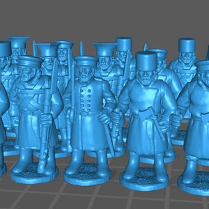 Russian Opolchenie - 14 minis - War Games And Dioramas - Historical Wargaming -Resin 28mm