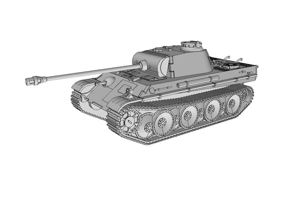 Panther - German Army - 28mm Scale -  wargame3d