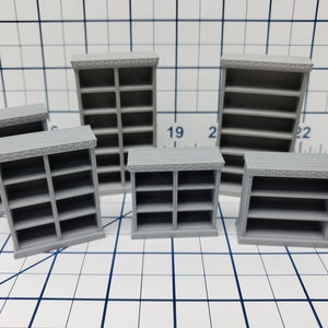 Bookcase Decorative Crown Molding - Dragonshire - Fat Dragon Games - DND - Pathfinder - RPG - Terrain - 28 mm / 1&quot; - Dungeon & Dragons