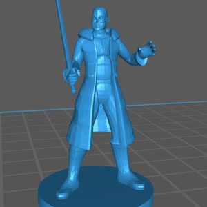 Human Warlock Mini DND Pathfinder Dungeons & Dragons - Etsy