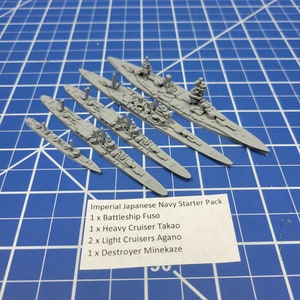 Fleet Packs Wargaming Admiral Wargame Axis and Allies Naval Miniature Victory at Sea Tabletop Games Warships IJN Fleet