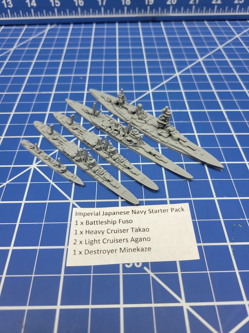 Fleet Packs Wargaming Admiral Wargame Axis and Allies Naval Miniature Victory at Sea Tabletop Games Warships IJN Fleet