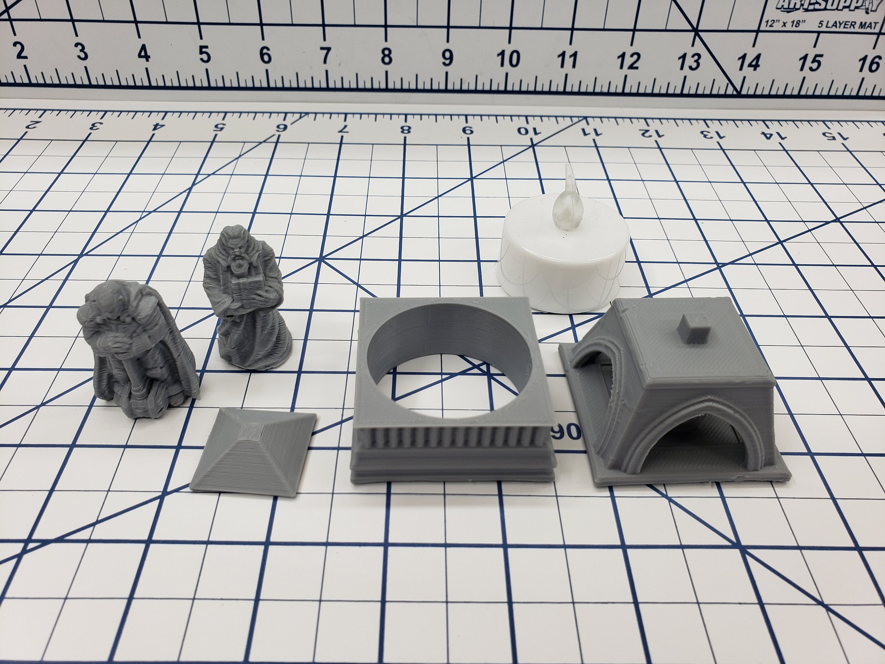 Brazier Statue Set DND Pathfinder RPG Dungeon & Etsy