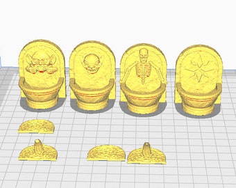 Fuentes Crypt Classics - 28 mm / 1" - DragonLock - DND - Pathfinder - RPG - Dungeon & Dragons - Terreno - Fat Dragon Games