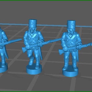 15mm 7 Years War Austrian Panduri Skirmishing - 6 Minis - MC Minis