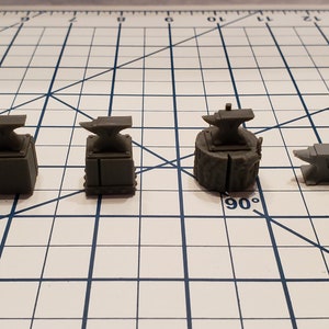 Blacksmith Anvil - Part of the Hero&#39;s Hoard Blacksmith Forge and Workshop  - DND - Pathfinder - Dungeons & Dragons - RPG - Tabletop - 28 mm